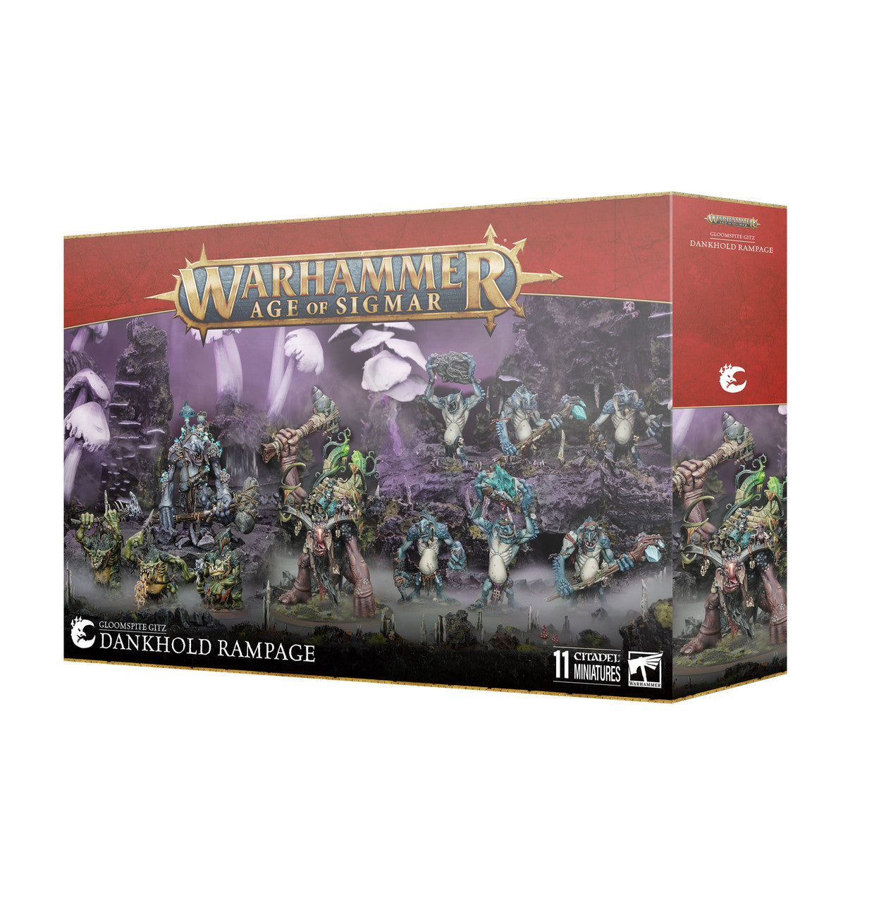 Games Workshop Warhammer Age Of Sigmar Gloomspite Gitz Dankhold Rampage Plastic Box 89-100