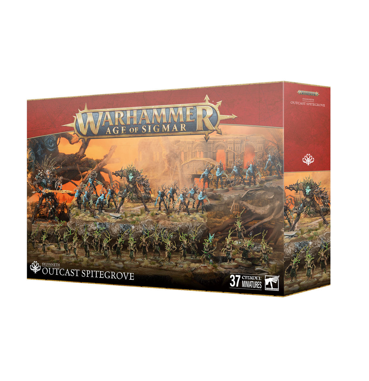 Games Workshop Warhammer Age Of Sigmar Sylvaneth Outcast Spitegrove Plastic Box 92-31