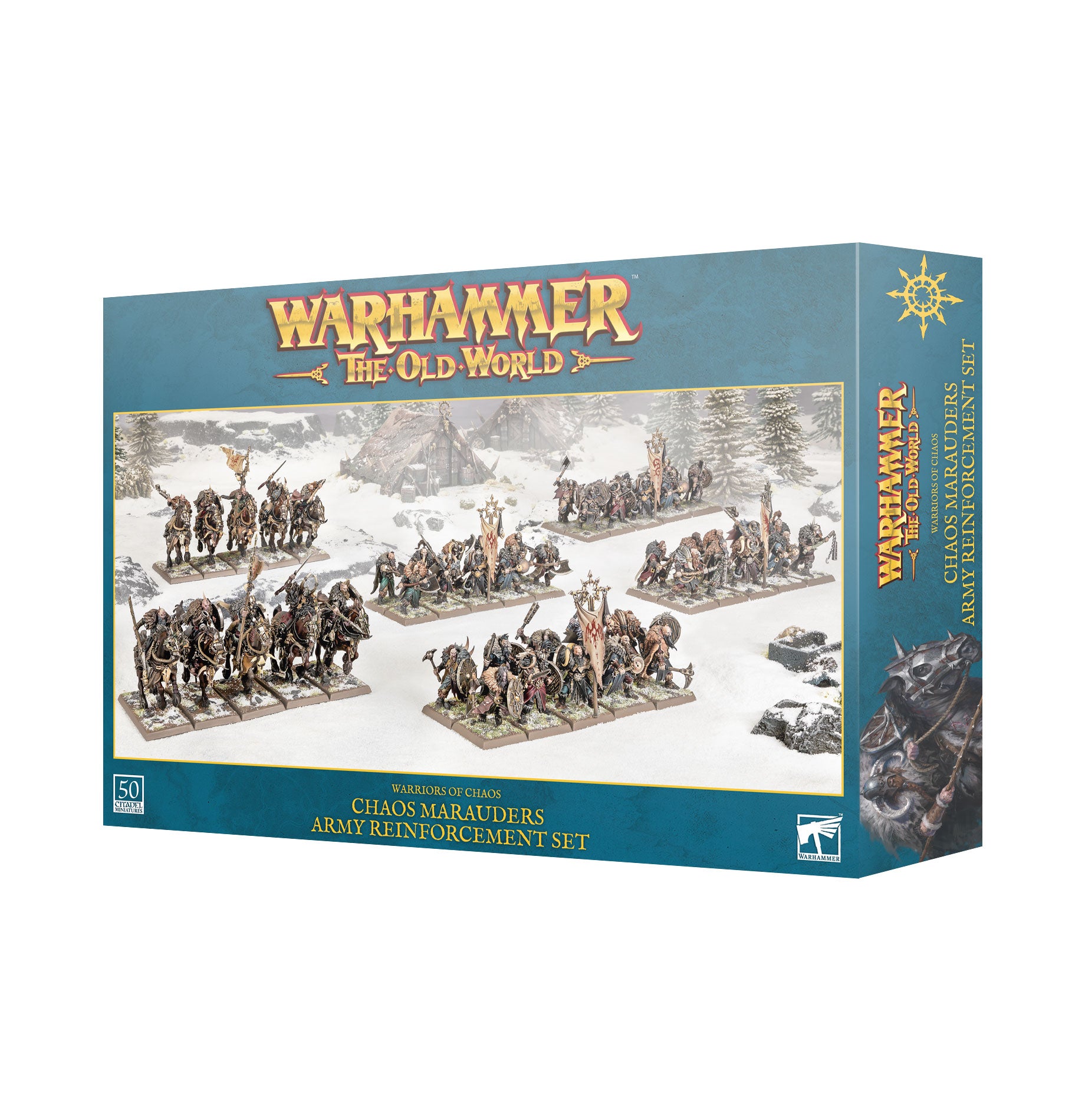 Games Workshop Warhammer The Old World Chaos Marauders  Army Reinforcement Set Plastic Box 08-18