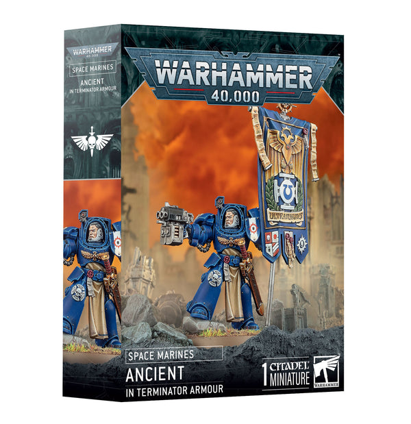 Games Workshop Warhammer 40K Space Marines Ancient In Terminator Armour Plastic Box 48-104