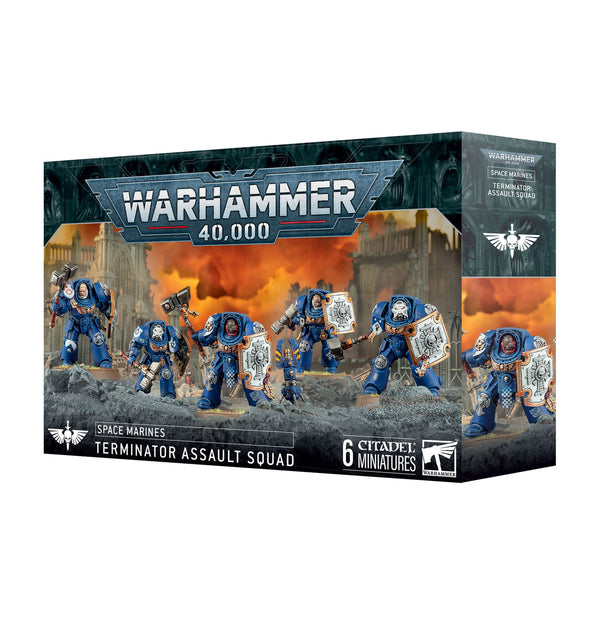 Games Workshop Warhammer 40K Space Marines Terminator Assault Squad 2025 Plastic Box 48-34