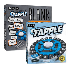 The OP USAopoly Blank Slate & Original Tapple Board Game Bundle Family Party Games Set USA-BL123-537K1