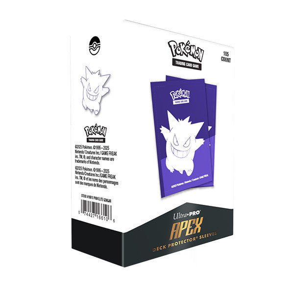 Ultra Pro Pokemon Apex Elite Series Gengar Deck Protectors (105Ct) UPR16610