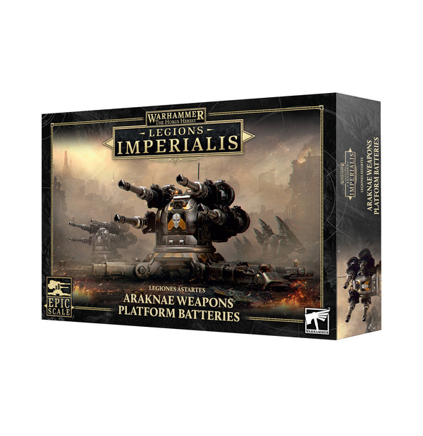 Games Workshop Horus Heresy Legions Imperialis Araknae Weapons Platform Batteries Plastic Box 03-101