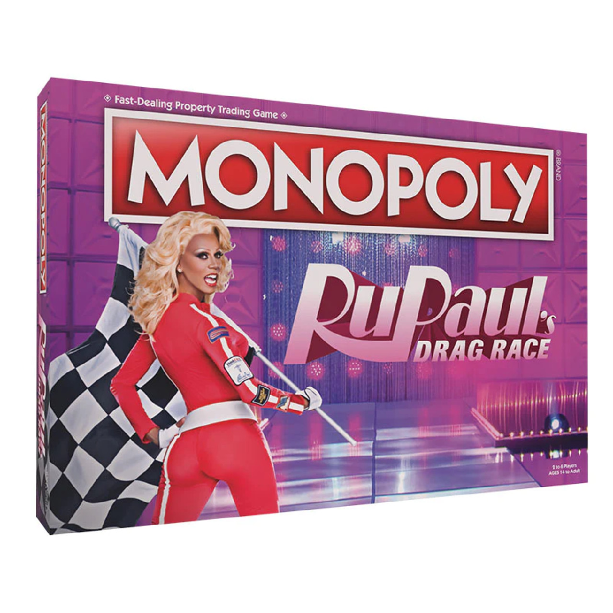 The OP Usaopoly Monopoly Rupaul'S Drag Race Officially Licensed Board Game for family and friends USOMN162826