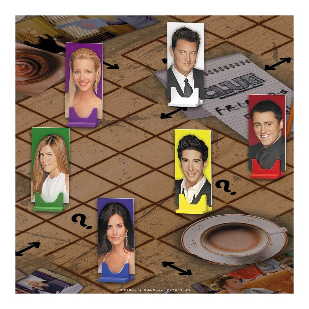 The OP USAopoly Clue Friends Edition Board Game Officially Licensed Friends TV Show Game USA-CL010-647