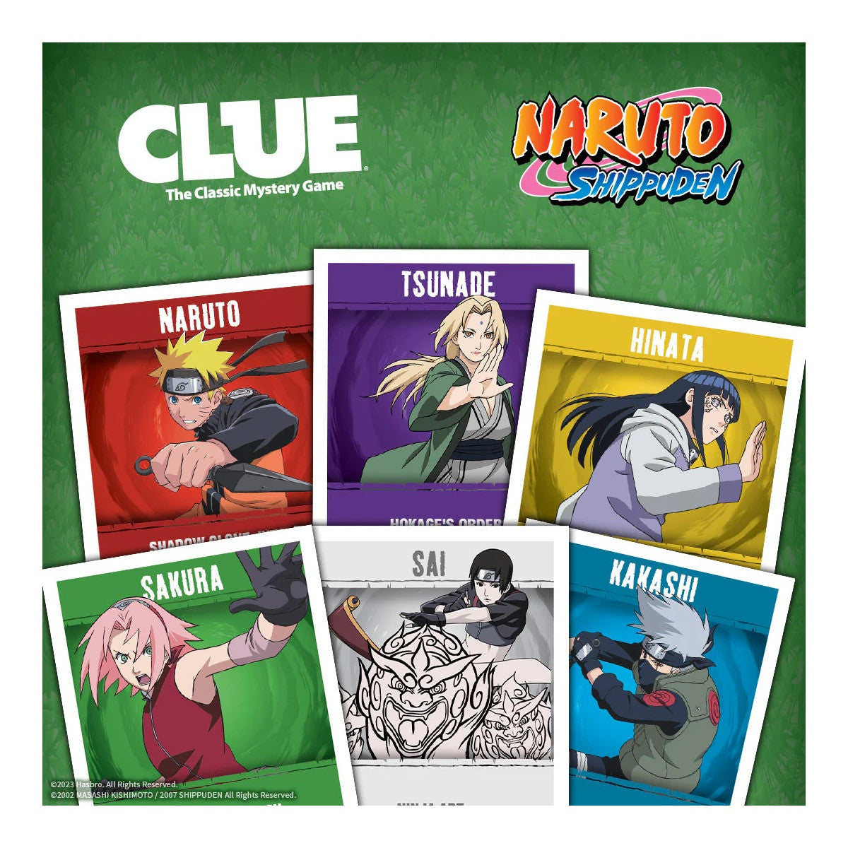 The OP USAopoly Clue Naruto Edition Board Game Officially Licensed Anime Mystery Game USA-CL086-711