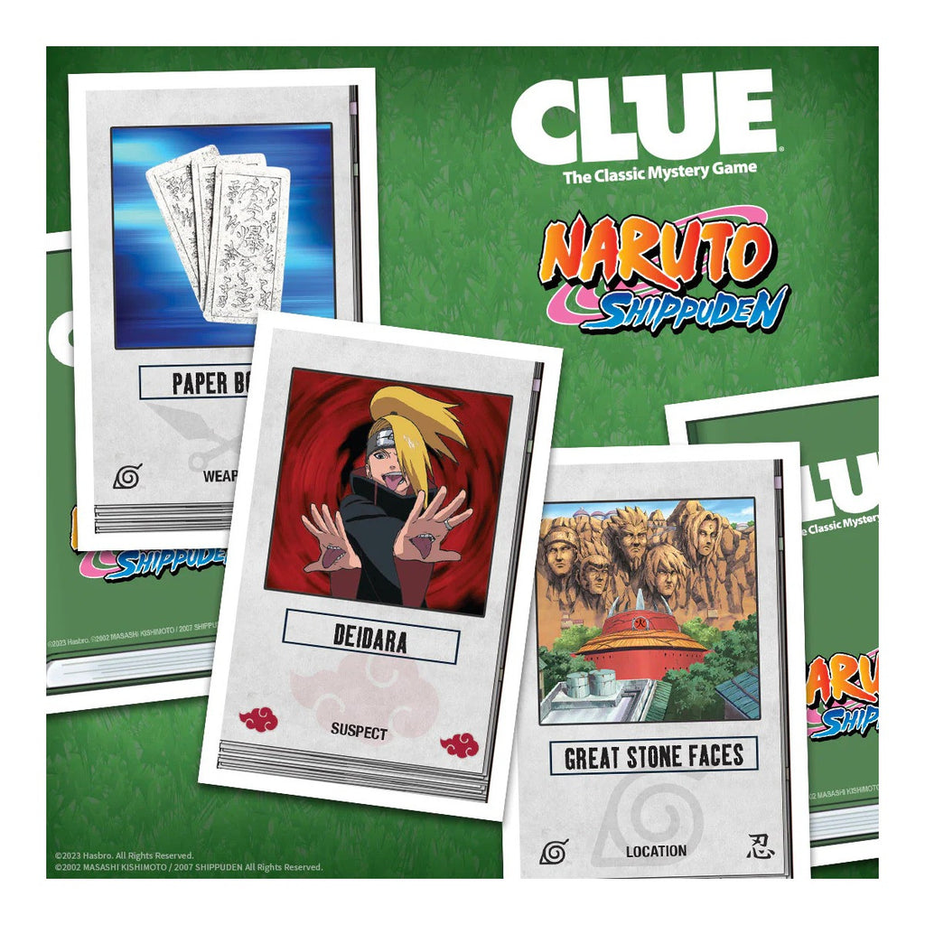 The OP USAopoly Clue Naruto Edition Board Game Officially Licensed Anime Mystery Game USA-CL086-711