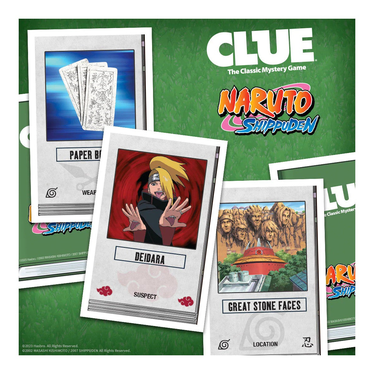 The OP USAopoly Clue Naruto Edition Board Game Officially Licensed Anime Mystery Game USA-CL086-711