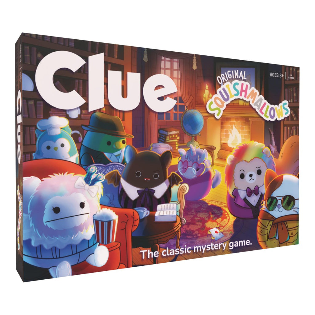 The OP USAopoly Clue Squishmallows Edition Board Game Official Collectible Mystery Game USA-CL156-800