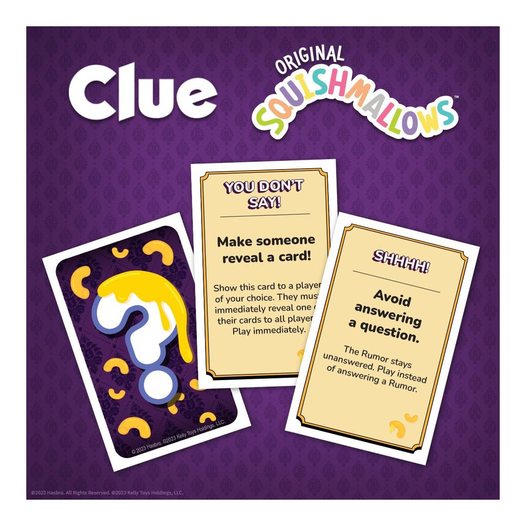 The OP USAopoly Clue Squishmallows Edition Board Game Official Collectible Mystery Game USA-CL156-800