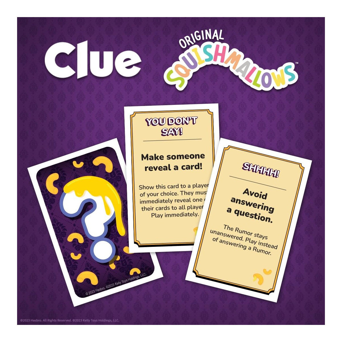 The OP USAopoly Clue Squishmallows Edition Board Game Official Collectible Mystery Game USA-CL156-800