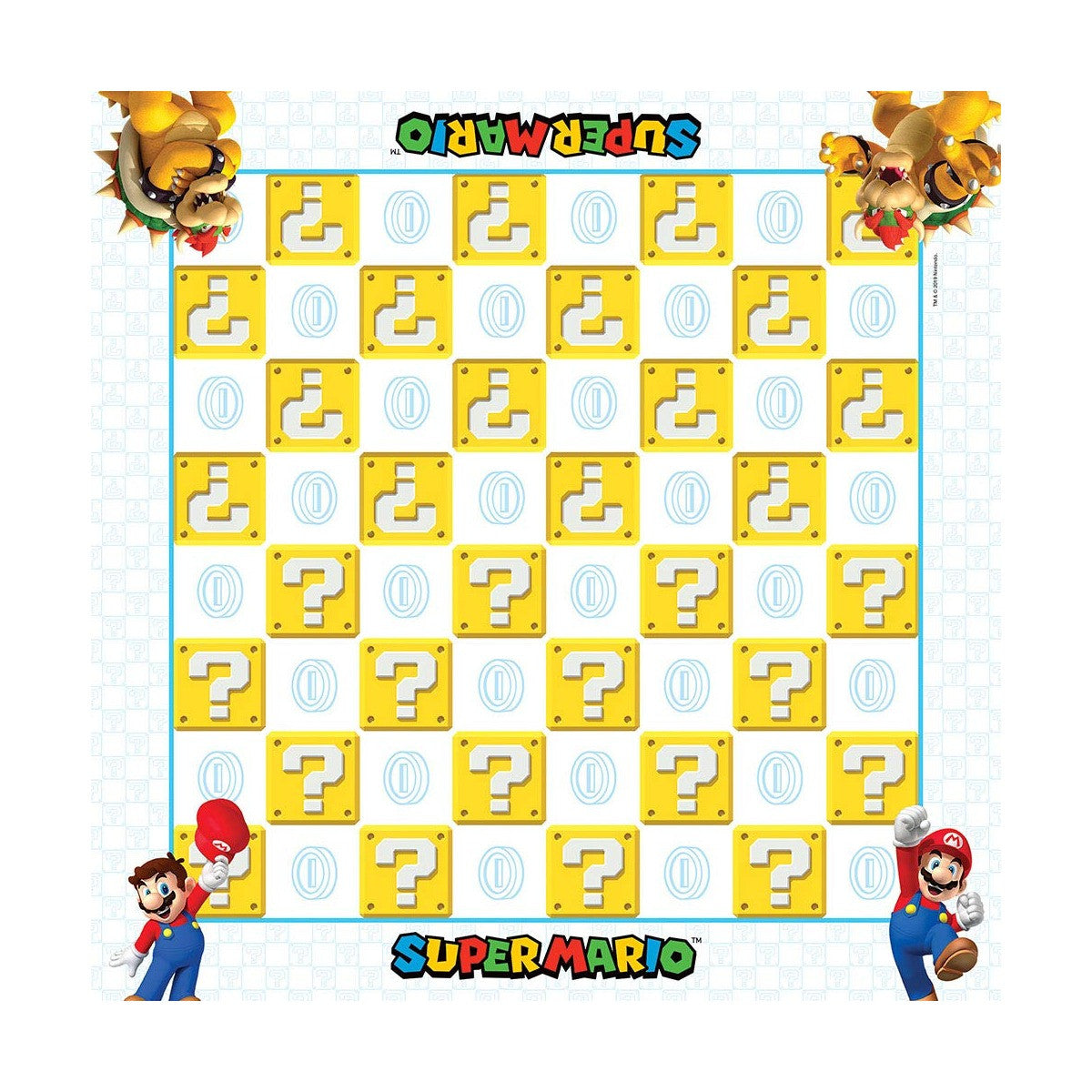 The OP USAopoly Super Mario Checkers & Tic-Tac-Toe Game Set Collectorâ€™s Edition for 2 Players USA-CM005-637