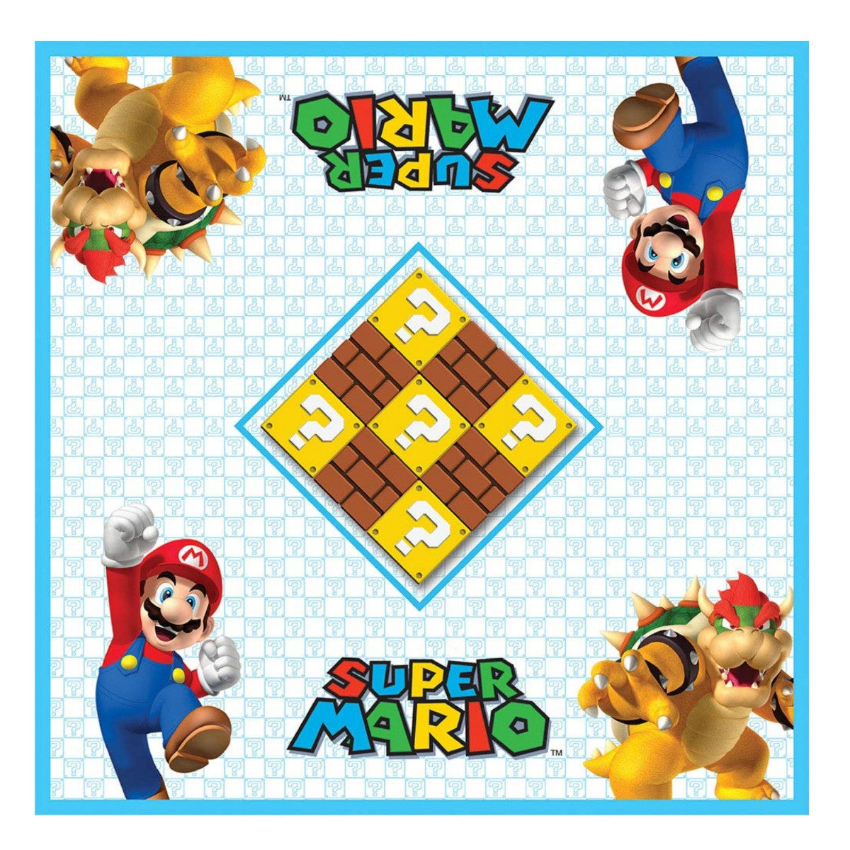 The OP Usaopoly Super Mario Board Game Bundle Checkers, Tic Tac Toe & Mario Kart Puzzle USA-CM005-637K1