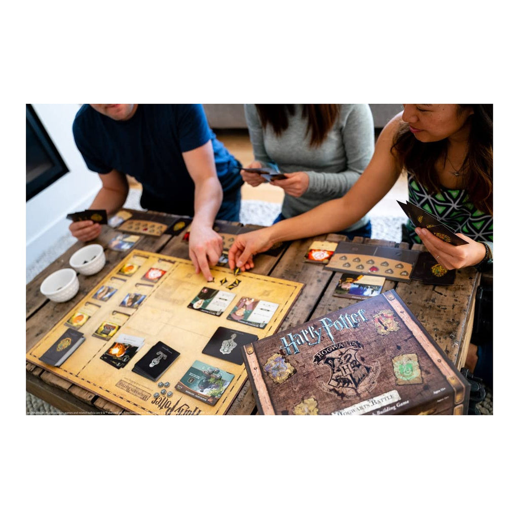 The OP Usaopoly Harry Potter Hogwarts Battle Cooperative Card Game Official Licensed USA-DB010-400