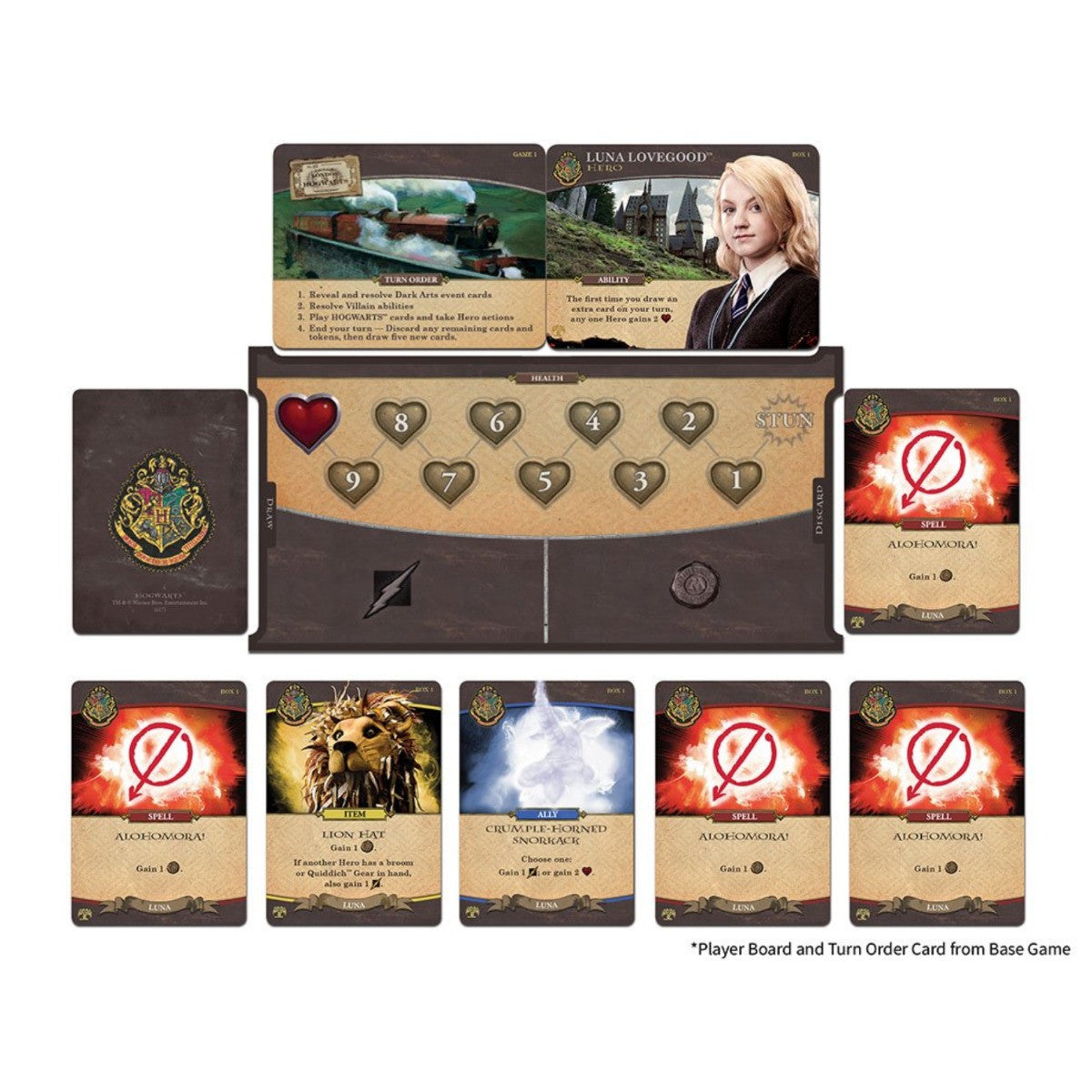 The OP Usaopoly Hogwarts Battle Monster Box of Monsters Expansion Card Game USA-DB010-508