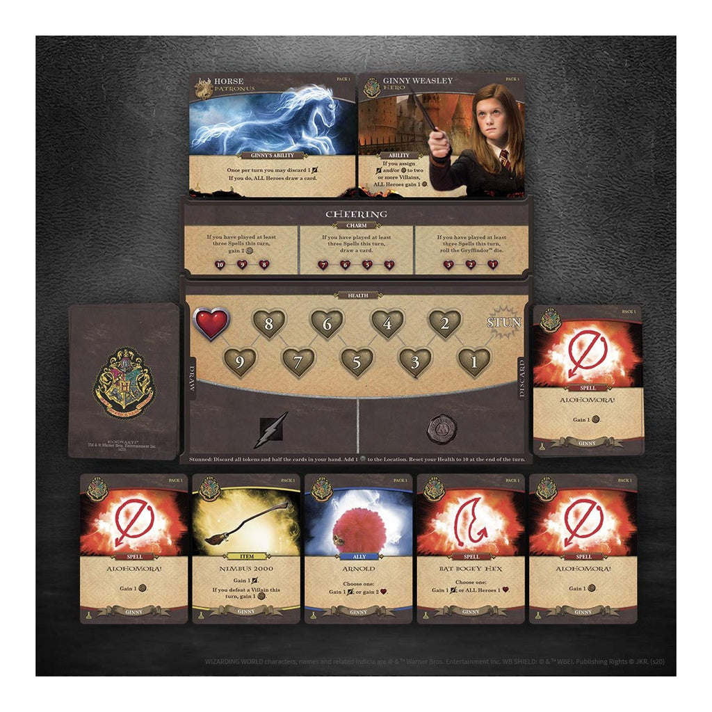 The OP Usaopoly Harry Potter Hogwarts Battle Charms & Potions Expansion Official Licensed USA-DB010-717