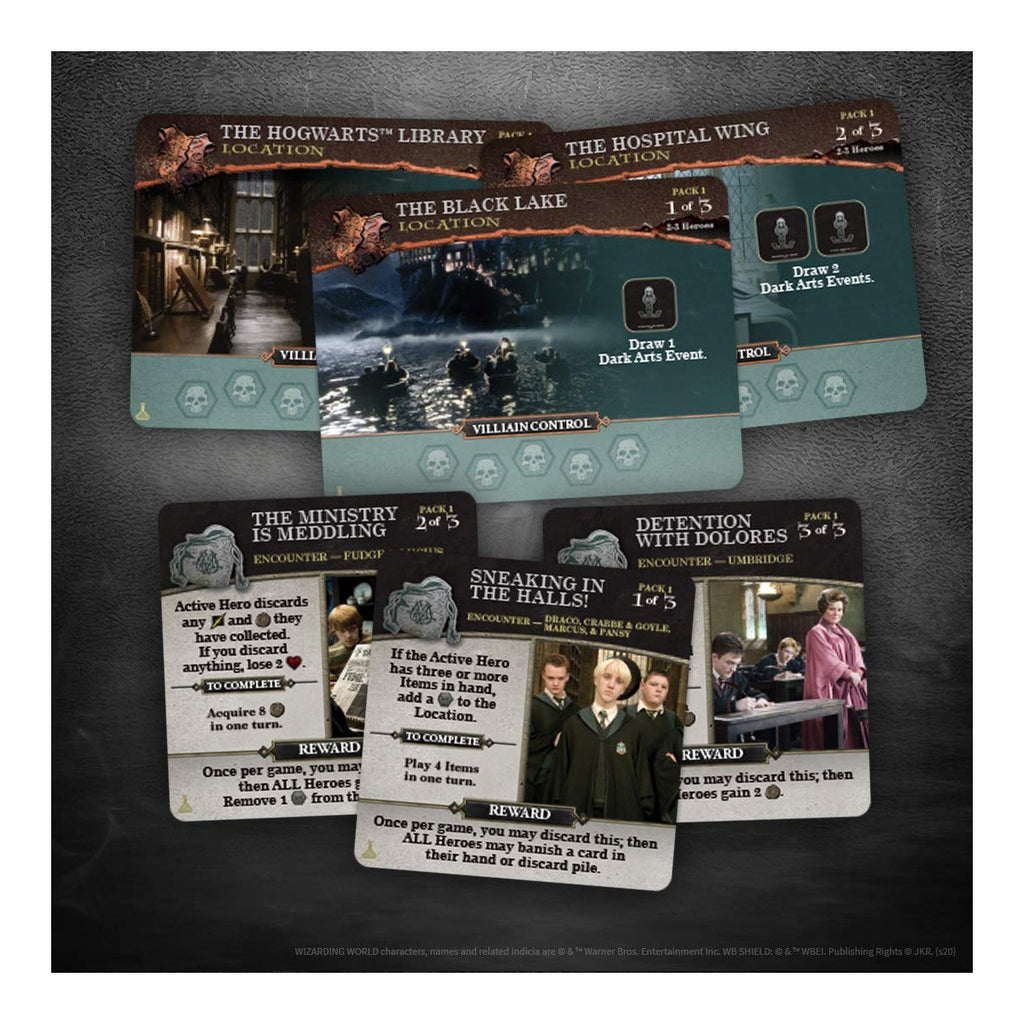 The OP Usaopoly Harry Potter Hogwarts Battle Charms & Potions Expansion Official Licensed USA-DB010-717