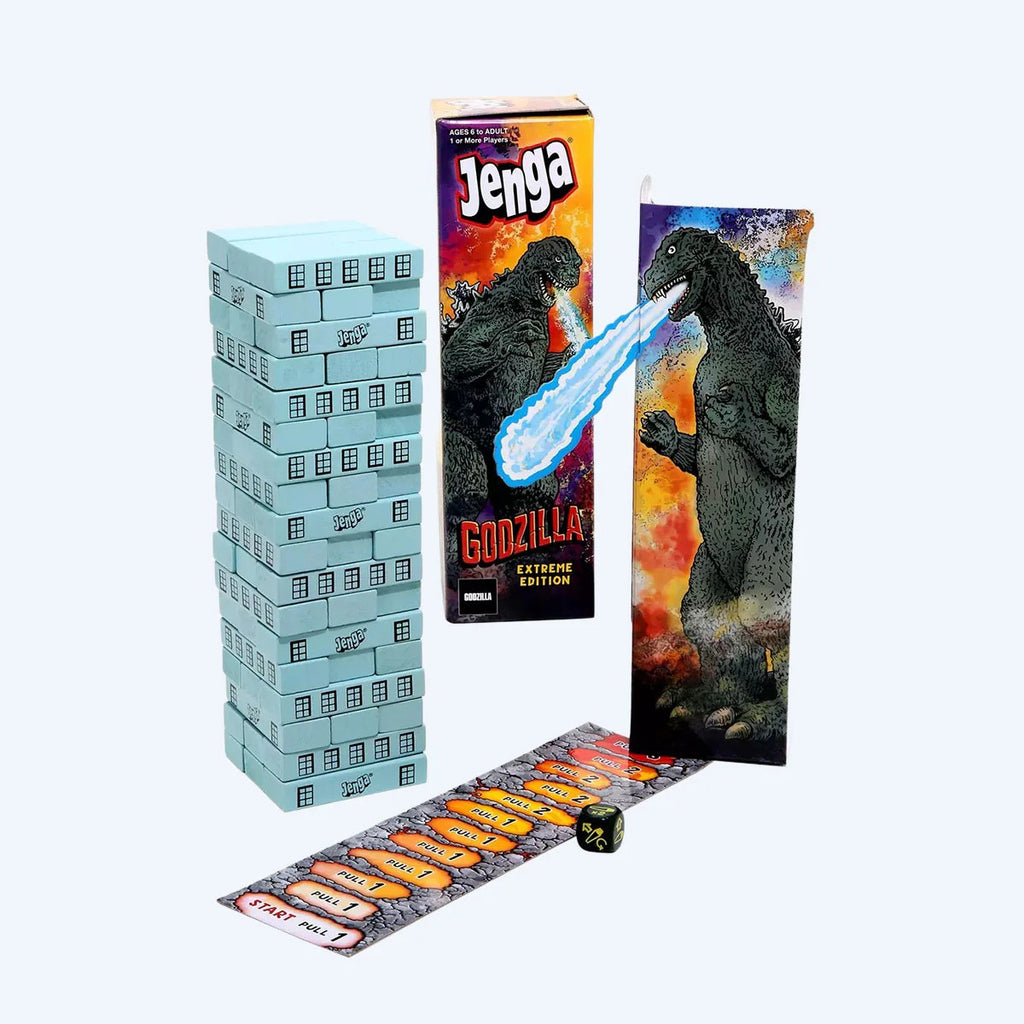The OP Usaopoly Godzilla Jenga Board Game Official Licensed Monster Stack Game USA-JA133-710