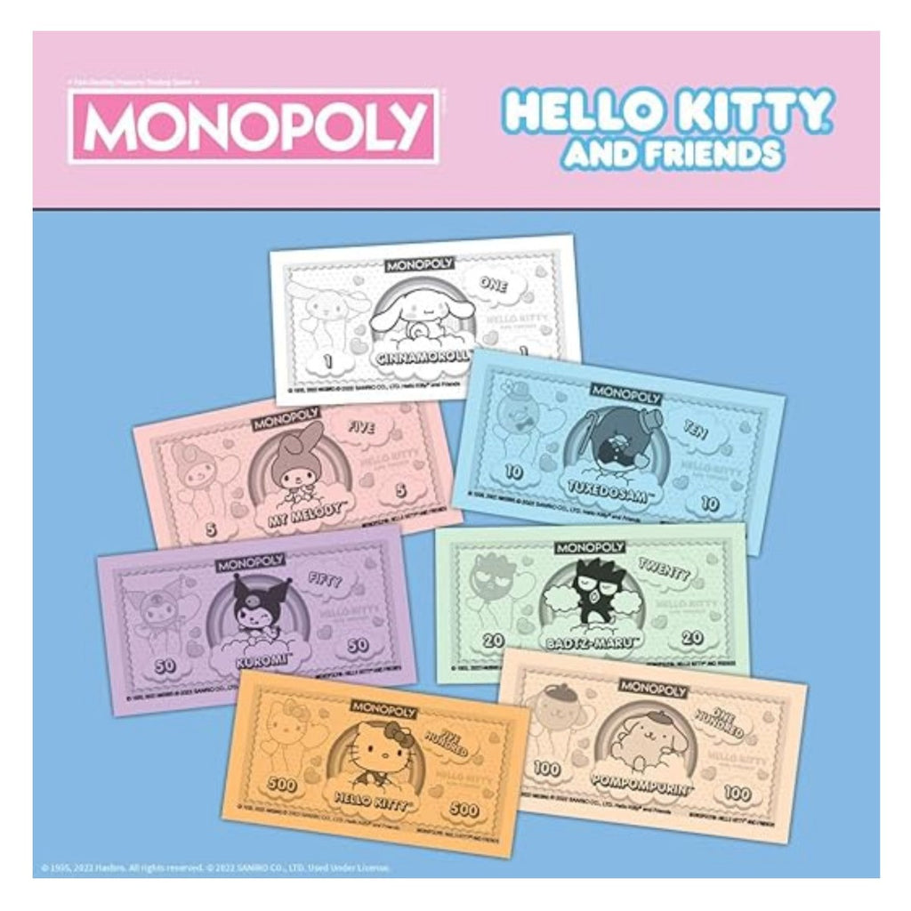 The OP Usaopoly Life & Monopoly Hello Kitty and Friends Board Game Bundle USA-LF075-296K1