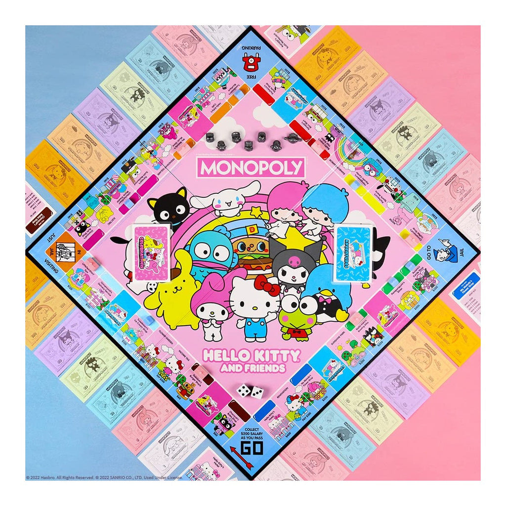 The OP Usaopoly Life & Monopoly Hello Kitty and Friends Board Game Bundle USA-LF075-296K1