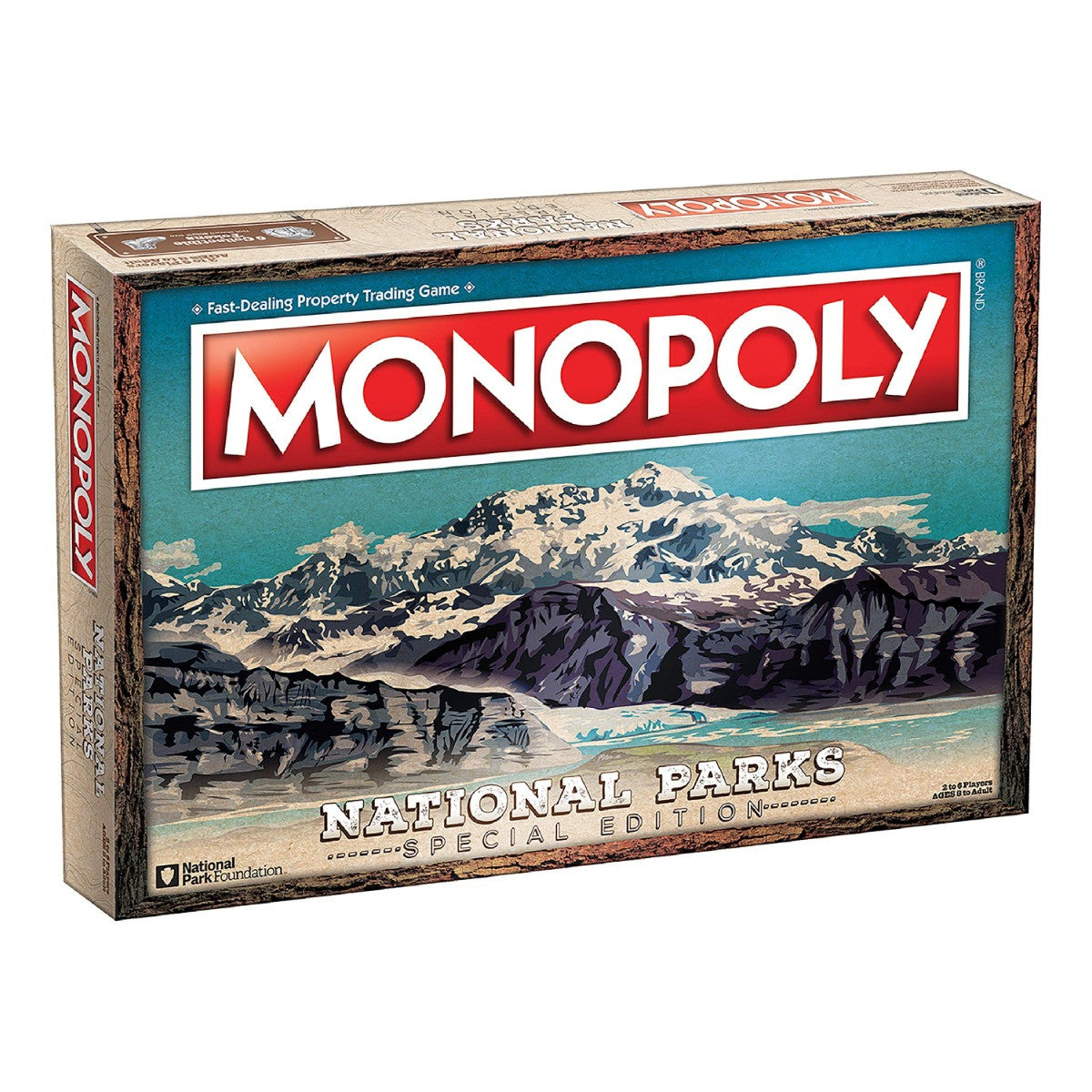 The OP Usaopoly Monopoly National Parks 2020 Edition Iconic US Parks Licensed Board Game USA-MN025-000