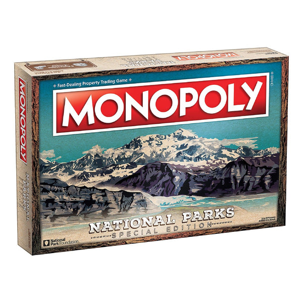 The OP Usaopoly Monopoly National Parks 2020 Edition Iconic US Parks Licensed Board Game USA-MN025-000