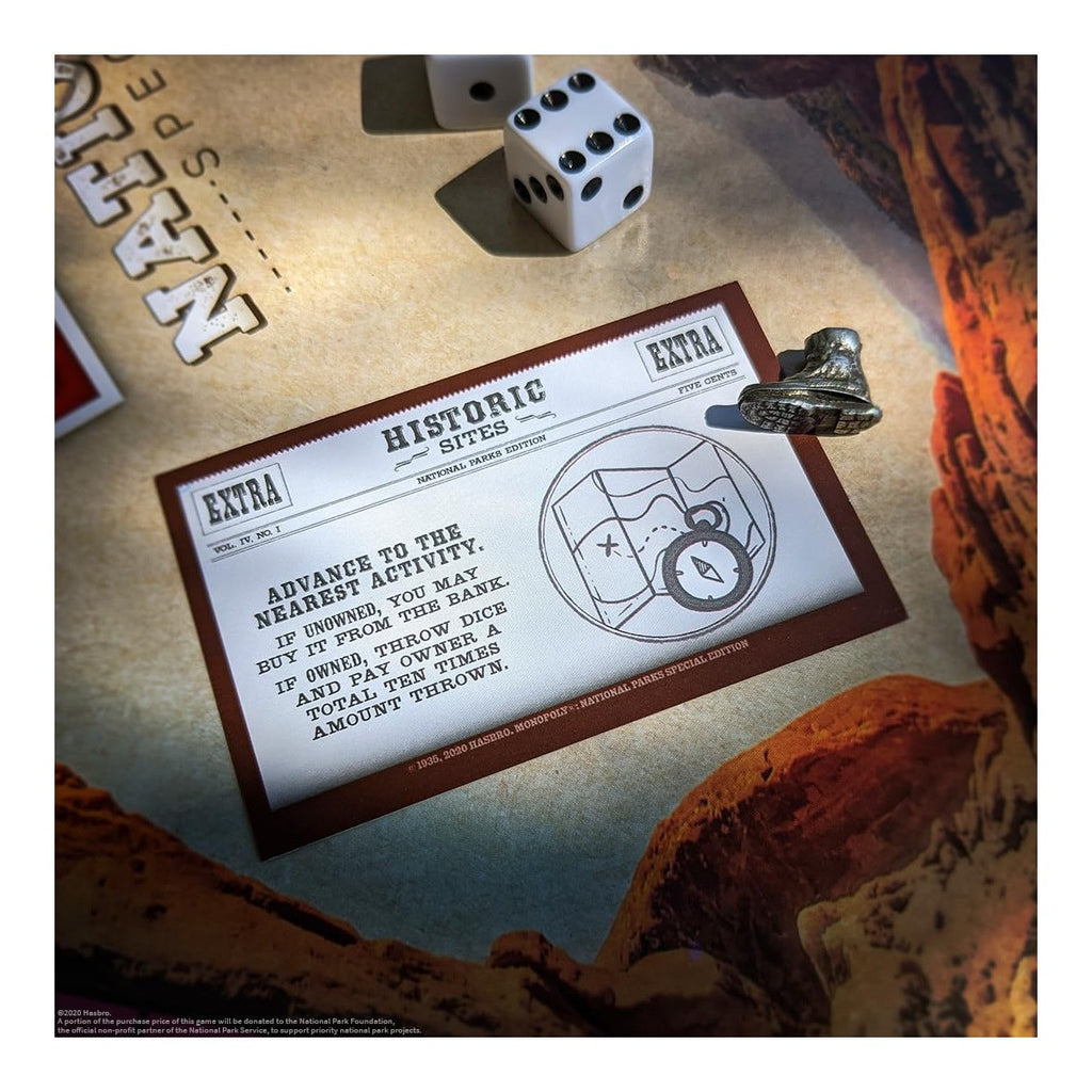 The OP Usaopoly Monopoly National Parks 2020 Edition Iconic US Parks Licensed Board Game USA-MN025-000