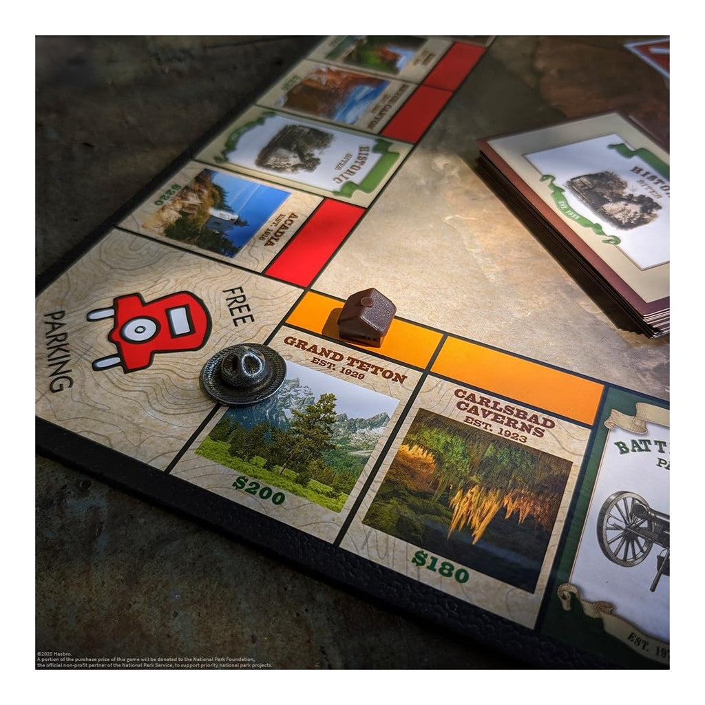 The OP Usaopoly Monopoly National Parks 2020 Edition Iconic US Parks Licensed Board Game USA-MN025-000