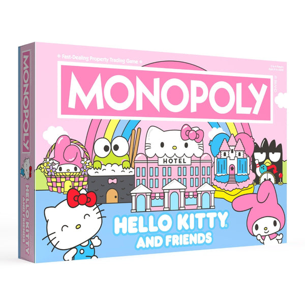 The OP Usaopoly Monopoly Hello Kitty & Friends Board Game Official Licensed Classic Edition USA-MN075-296