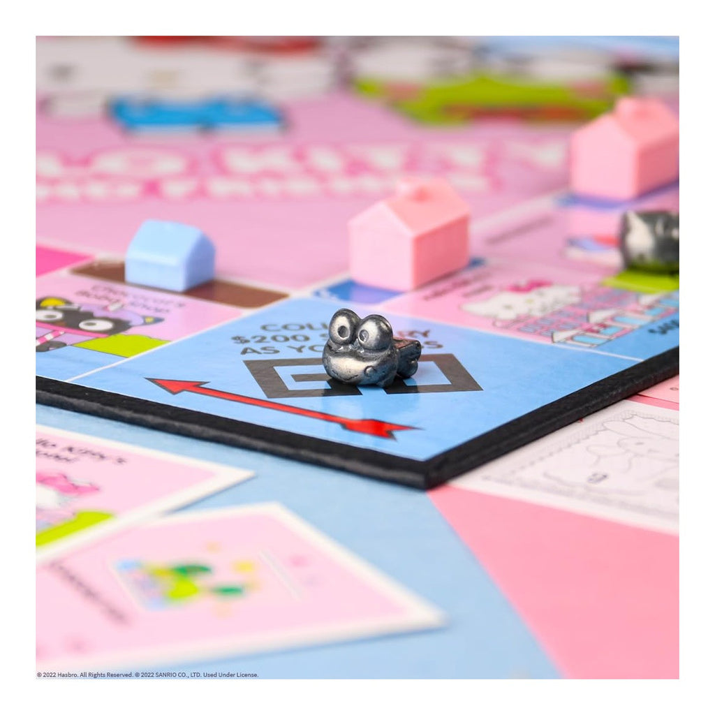 The OP Usaopoly Monopoly Hello Kitty & Friends Board Game Official Licensed Classic Edition USA-MN075-296