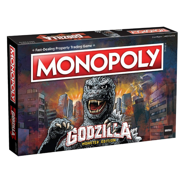 The OP Usaopoly Monopoly Godzilla Board Game Official Licensed Monster Movie Edition USA-MN133-710