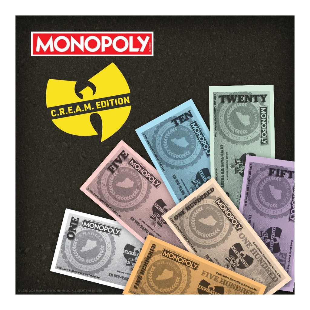 The OP Usaopoly Monopoly Wu-Tang Clan Board Game Official Licensed Music Edition USA-MN180-777