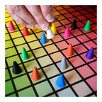 The OP Usaopoly Hues and Cues Board Game Vibrant Color Guessing Game for 3-10 Players USA-PA135-725