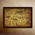 The OP Usaopoly The Legend of Zelda Hyrule Map 1000-Piece Jigsaw Puzzle Official Nintendo USA-PZ005-690
