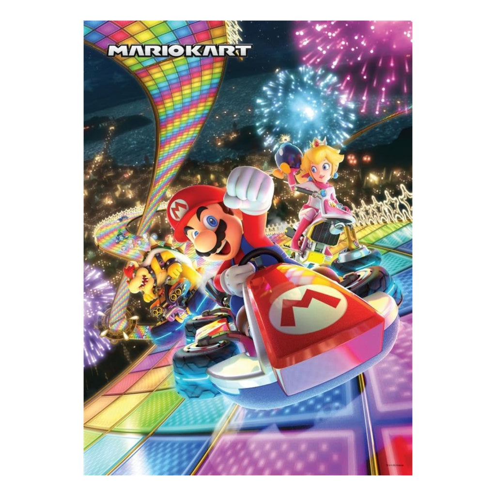 The OP Usaopoly Mario Kart Rainbow Road 1000-Piece Jigsaw Puzzle Official Nintendo Collectible USA-PZ005-734