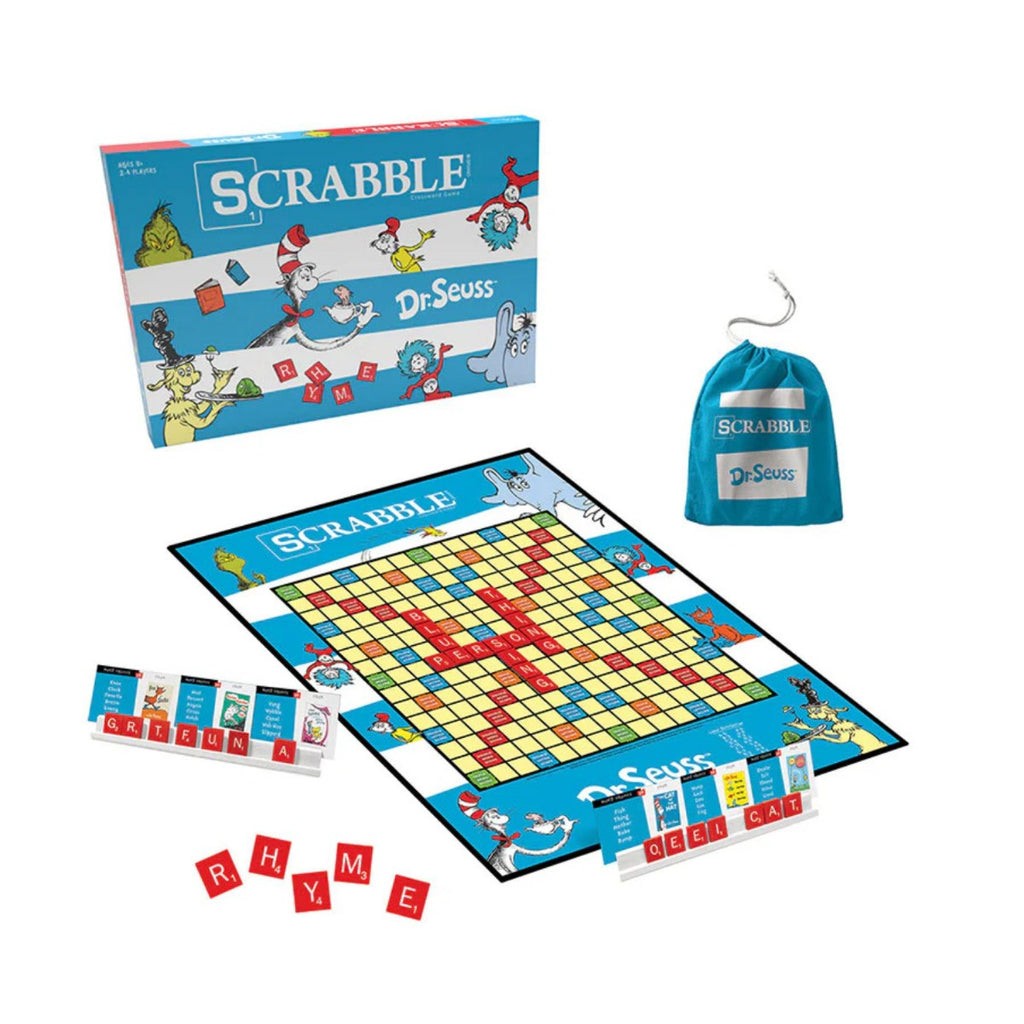 The OP Usaopoly Dr. Seuss Scrabble Board Game Official Licensed Family Word Game USA-SC154-000