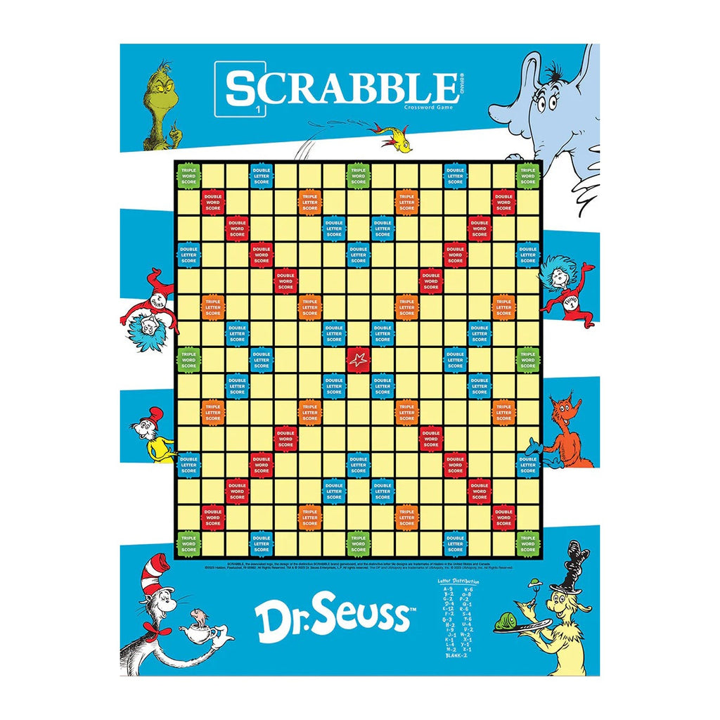 The OP Usaopoly Dr. Seuss Scrabble Board Game Official Licensed Family Word Game USA-SC154-000