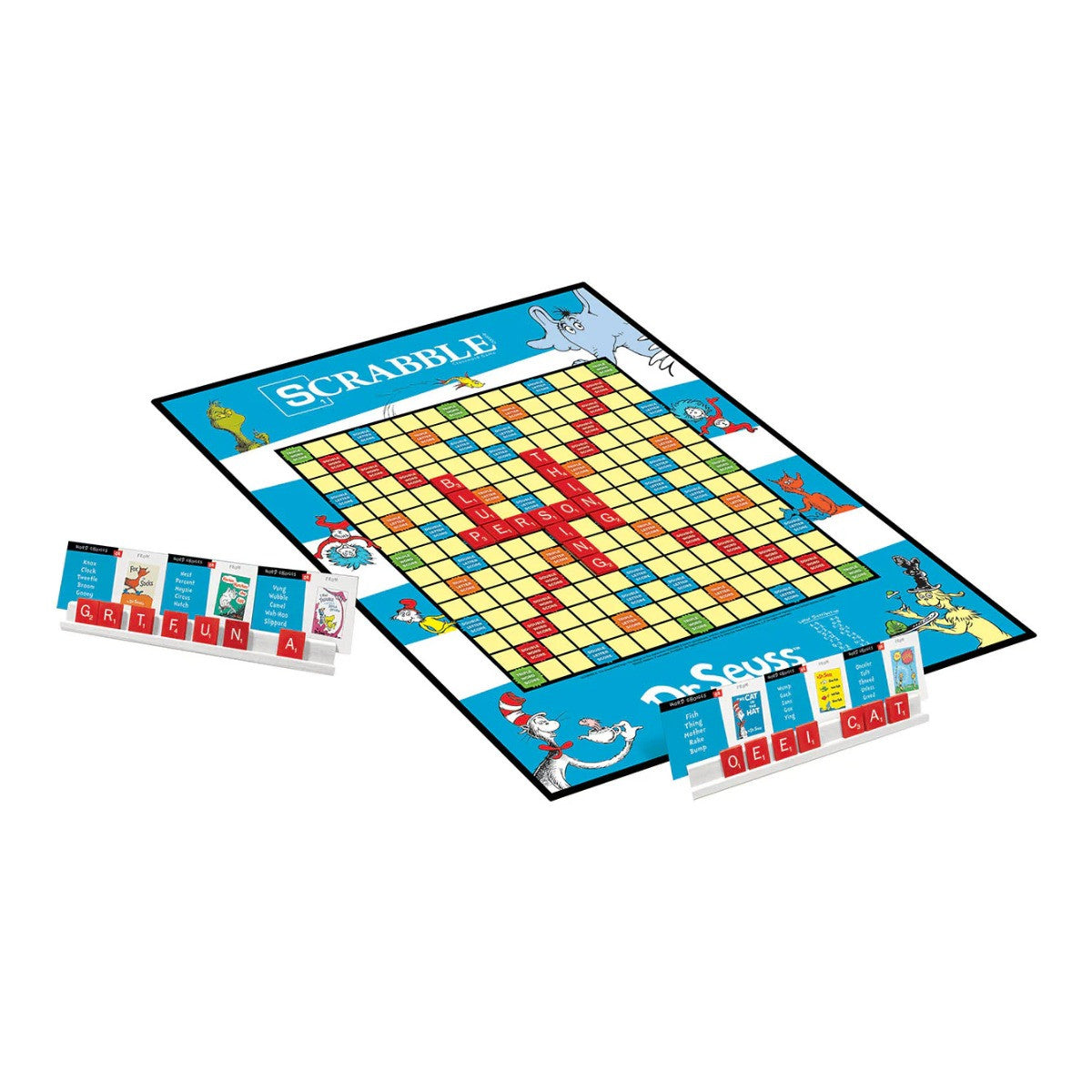 The OP Usaopoly Dr. Seuss Scrabble Board Game Official Licensed Family Word Game USA-SC154-000