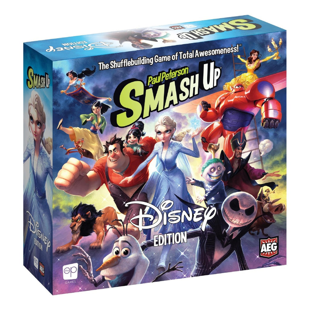 The OP Usaopoly Smash Up Disney Edition Board Game Frozen, Lion King & More Characters USA-SM004-000