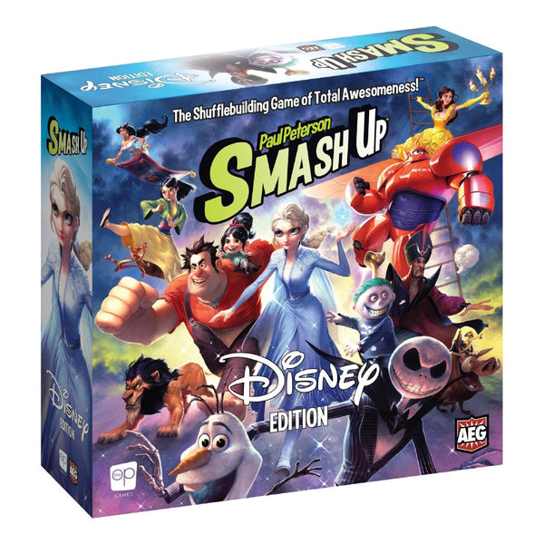 The OP Usaopoly Smash Up Disney Edition Board Game Frozen, Lion King & More Characters USA-SM004-000