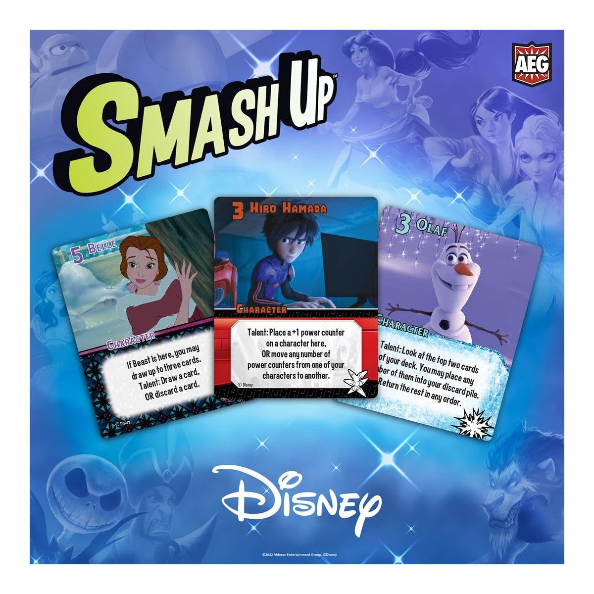 The OP Usaopoly Smash Up Disney Edition Board Game Frozen, Lion King & More Characters USA-SM004-000