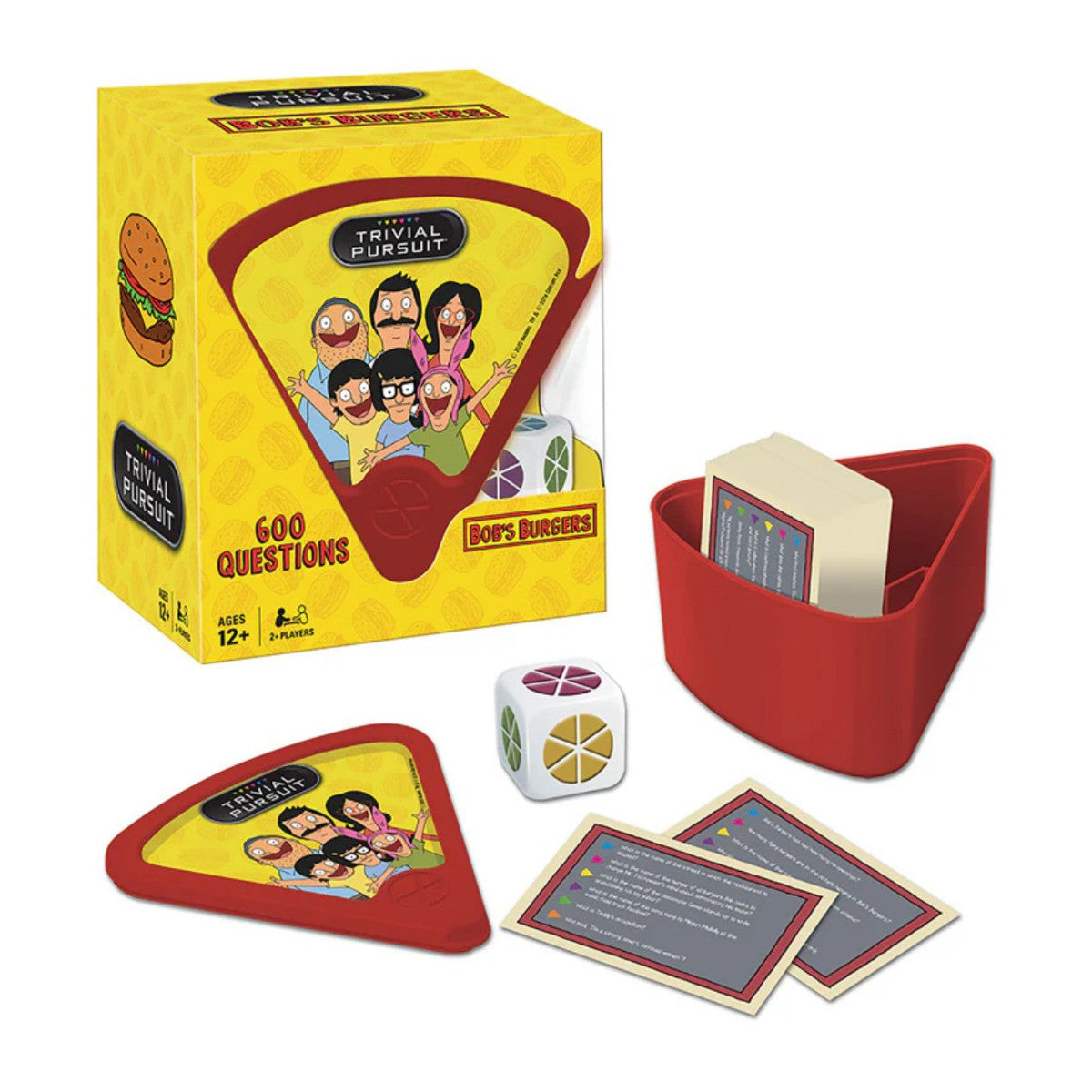 The OP Usaopoly Bob's Burgers Trivial Pursuit Board Game Official Licensed Family Game USA-TP006-443