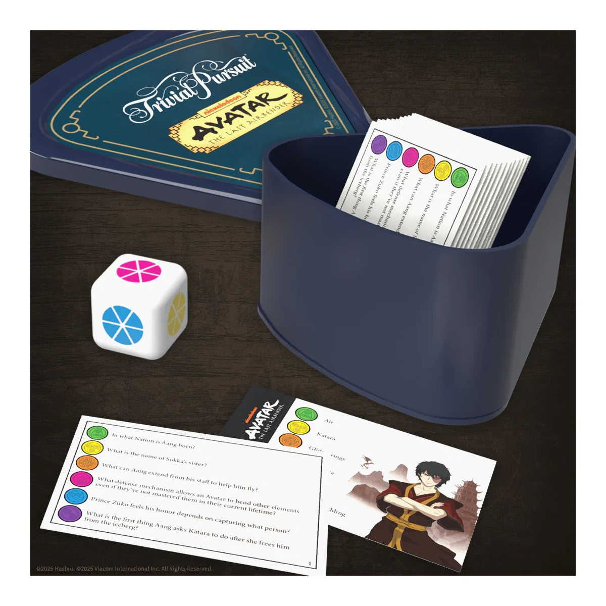 The OP Usaopoly Avatar The Last Airbender Trivial Pursuit Board Game Official Licensed USA-TP096-653