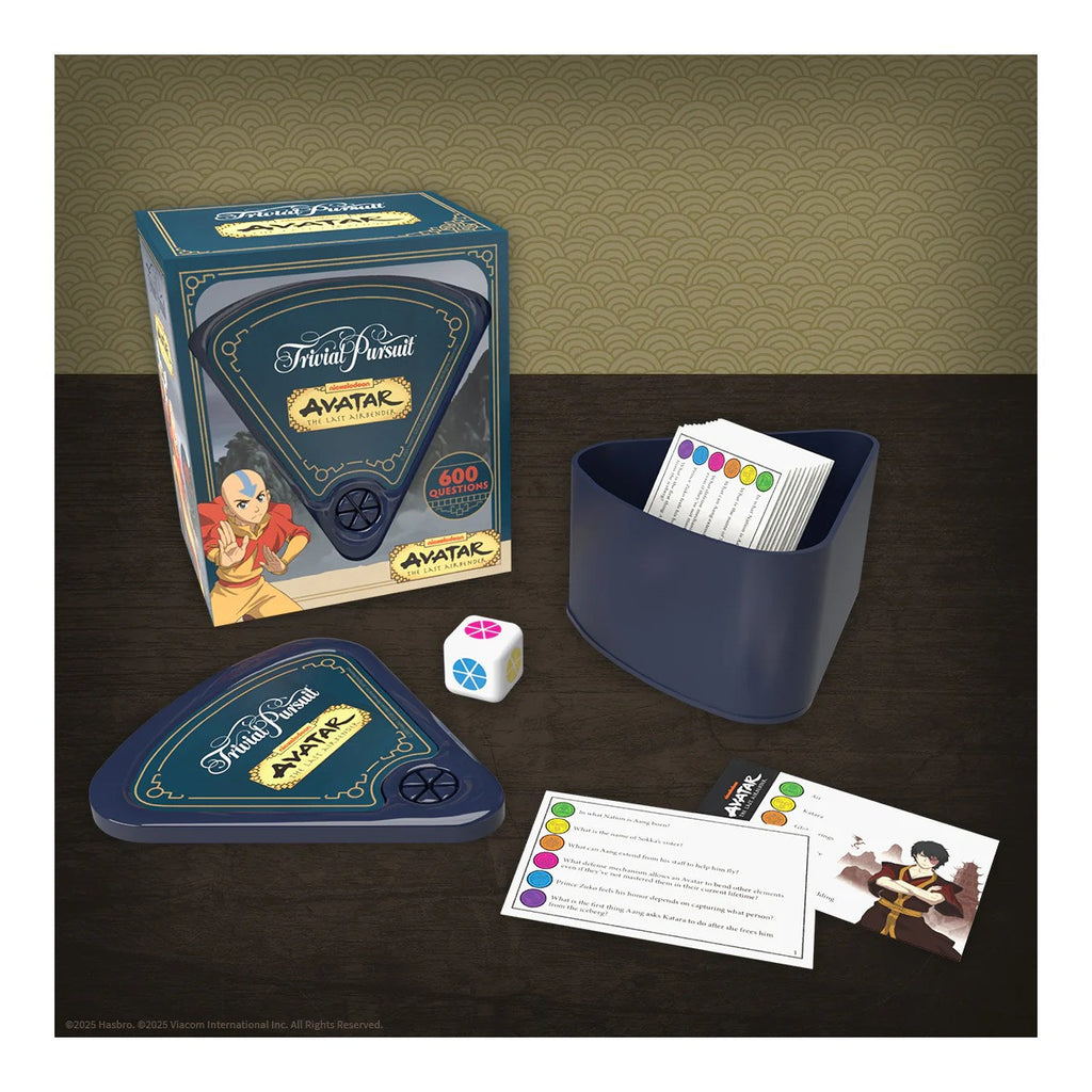 The OP Usaopoly Avatar The Last Airbender Trivial Pursuit Board Game Official Licensed USA-TP096-653