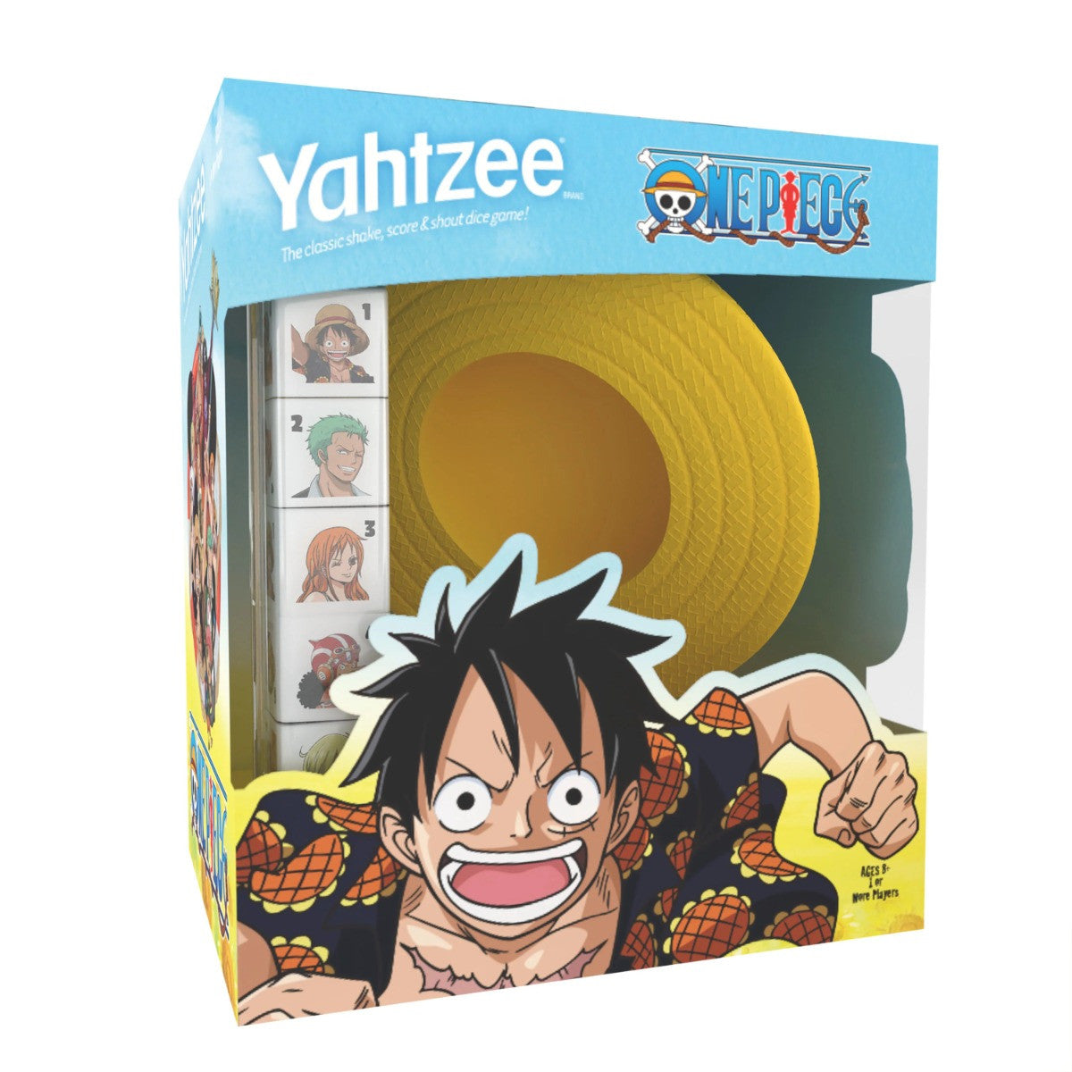 The OP Usaopoly One Piece Yahtzee Board Game Official Licensed Manga & Anime Edition USA-YZ113-879