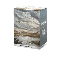 Dragon Shield Sleeves Standard Dual- Matte 'MTG Landfall Series- Marsh Flats' Art (100 Ct.) ATMDSH16505
