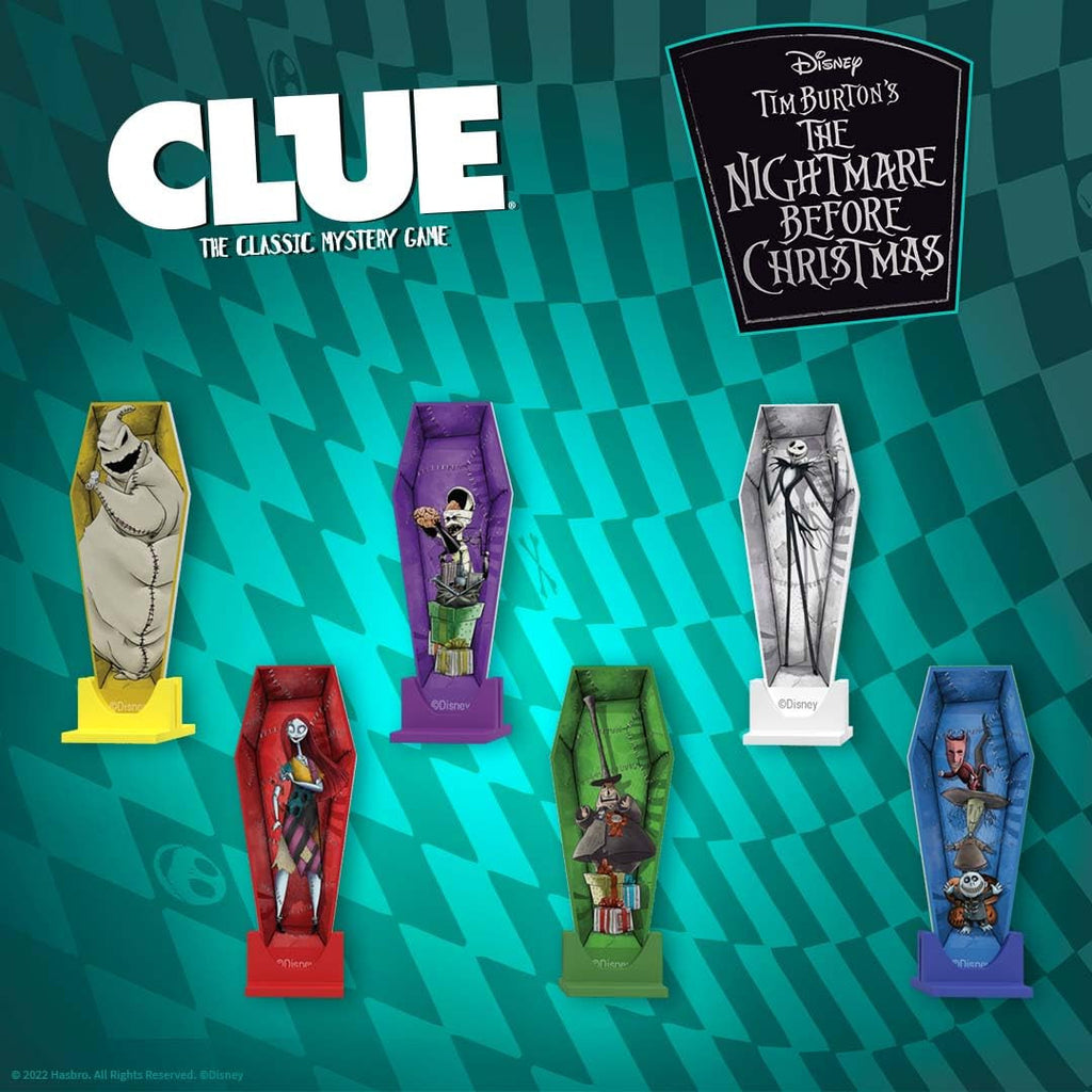 The OP USAopoly Disney Nightmare Before Christmas Clue Strategy Board Game CL004-261