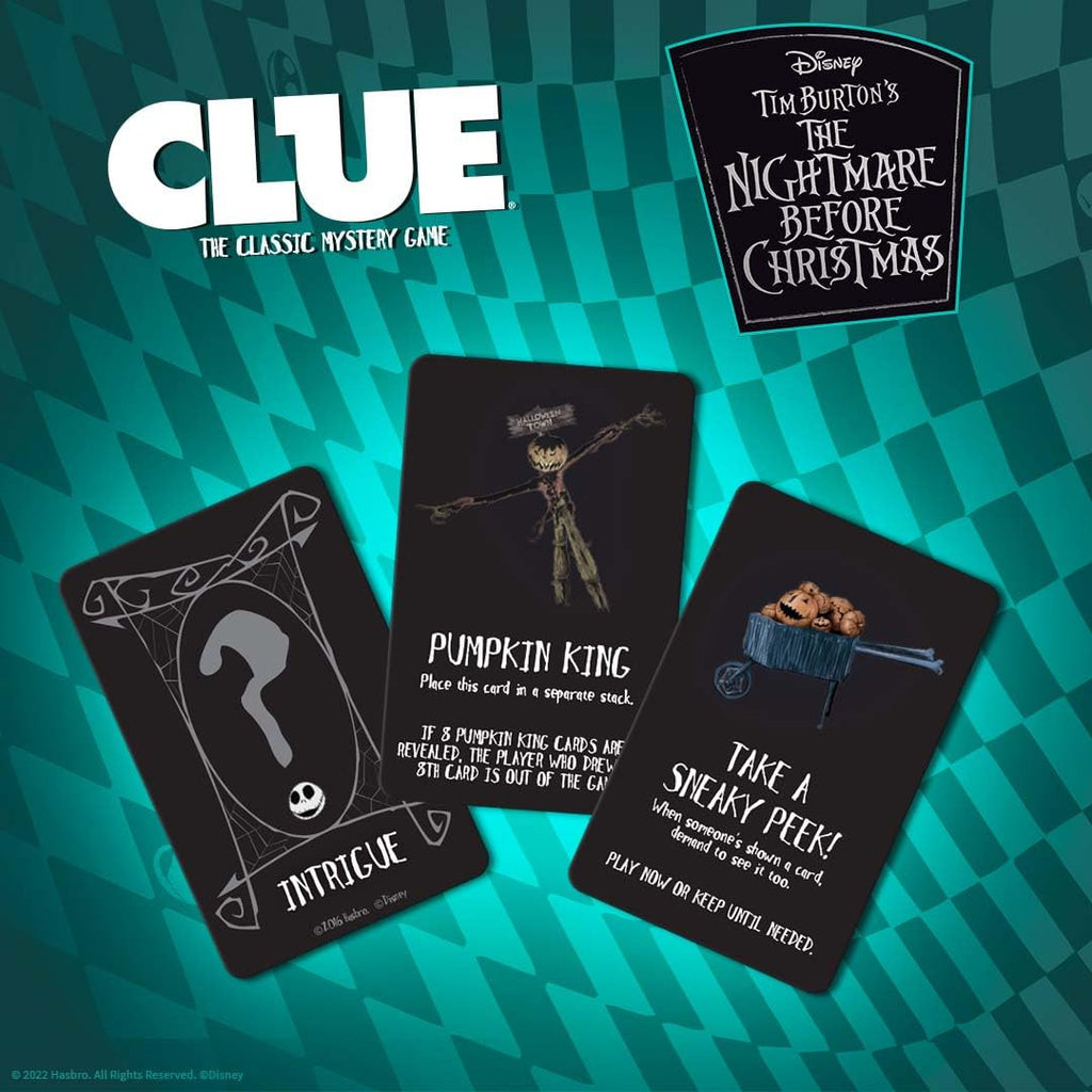 The OP USAopoly Disney Nightmare Before Christmas Clue Strategy Board Game CL004-261