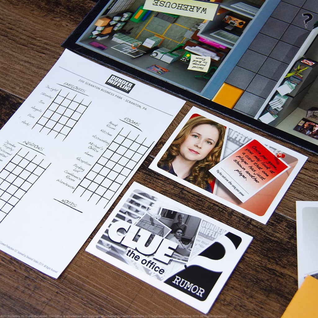 The OP USAopoly The Office Clue Strategy Board Game CL051-198
